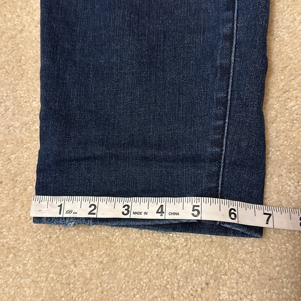 Vintage Judy Blue Style #JB8114DK dark blue jeans 7” cuff size 9/29 boyfriend - Picture 13 of 13